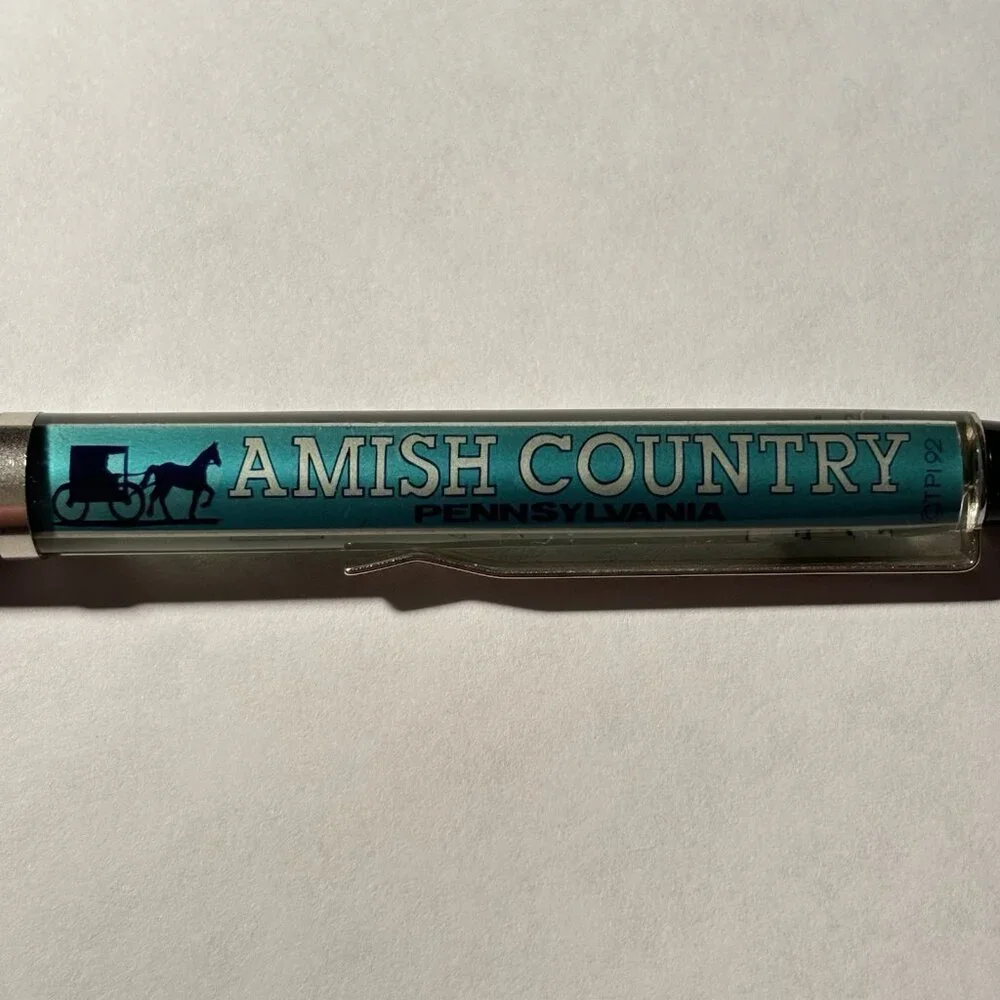 Amish Country Pennsylvania Floaty Pen Horse Drawn Buggy Moves by Farm Vintage